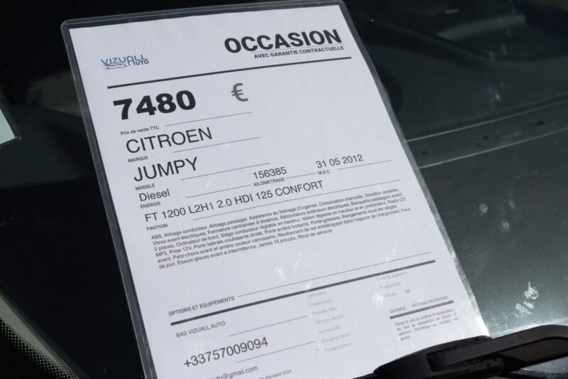 Citroën Jumpy L2H1 2.0 HDi Confort 128cv ✨ Distribution neuve - Bluetooth - Entretien complet 